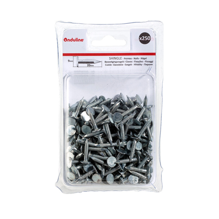Søm til tagshingels galv. 3,1 x 20 mm - Bardoline